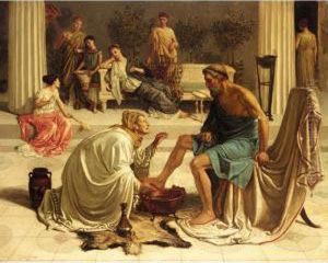 The Mother Of Ulysses Recognising Her Son by Sir Edward John Poynter