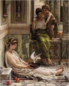 A Corner Of The Villa by Sir Edward John Poynter