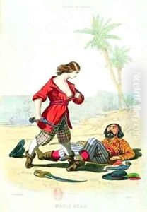 Mary Read from Histoire des Pirates by Alexandre Debelle