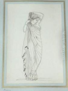 Etude De Femme Drapee