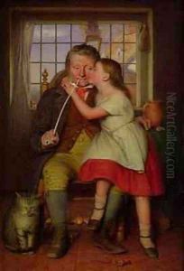On Grandfathers Knee by Edward Thomason Davis