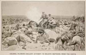 Colonel Plumers Gallant Attempt to Relieve Mafeking from the North by Frank Dadd