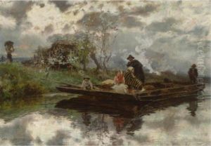 Spring's Fog In Italy by Francisco Pradilla y Ortiz