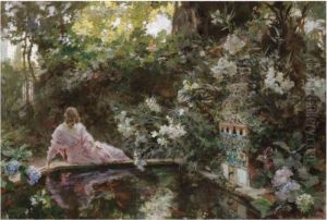 El Estanque (the Pond) by Francisco Pradilla y Ortiz