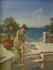 Classical Scene With Mother And Child Classical Scene With Mother And Child