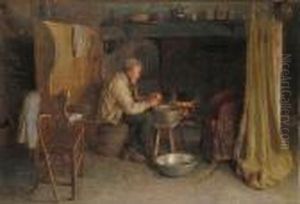 Peeling Potatoes by Jonathan Pratt