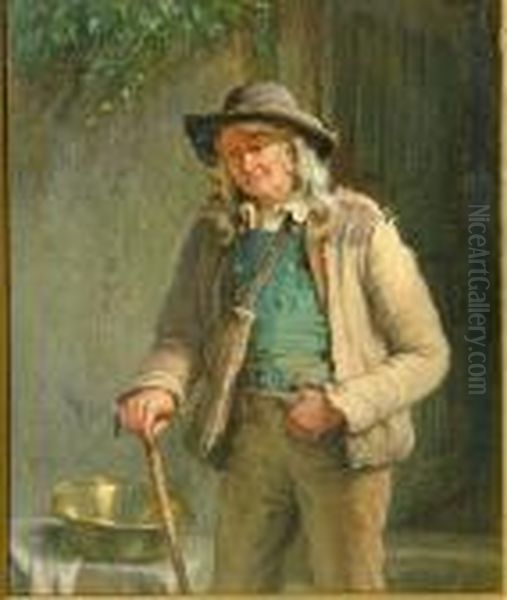 Man By A Doorway - view 1