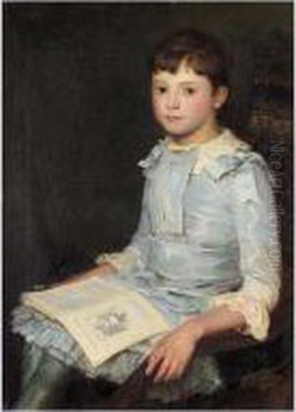 Portrait Of A Girl Reading - view 1