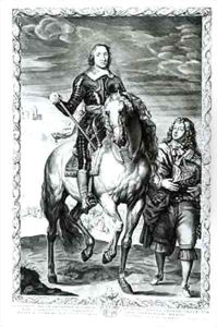 Equestrian portrait of Oliver Cromwell 1599-1658 by Sir Anthony Van Dyck