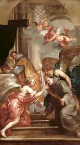 The Communion of St Bonaventure 1221-74 by Sir Anthony Van Dyck