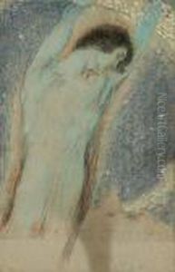 A Study For The Design Of A Poster For Anedvard Munch Exhibition by Jan Preisler