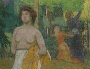 Tree Women In Theforest by Jan Preisler