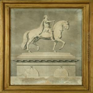 The Equestrian Statue Of King Frederik V Of Denmark