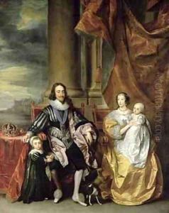King Charles I 1600-49 and his Family