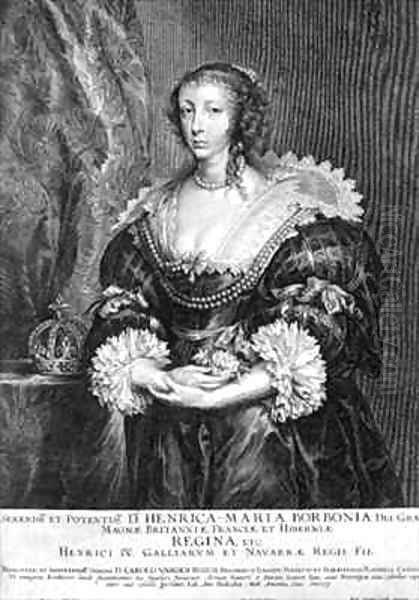 Portrait of Henrietta Maria 1609-69 Queen of England - view 1