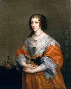 Portrait of Queen Henrietta Maria 1609-69 Portrait of Queen Henrietta Maria 1609-69