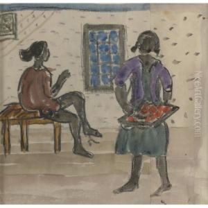 Interior (florida Series) by Charles Prendergast