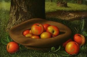Still Life With Hat And Apples by Levi Wells Prentice