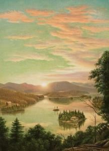 Sunrise Over The Lake