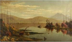 A Lake In The Mountains by Levi Wells Prentice