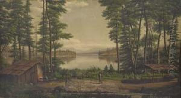 Lake In The Central Adirondacks - view 1