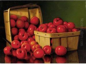 Baskets Of Apples by Levi Wells Prentice