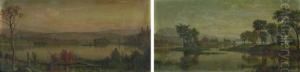 Blue Mountain Lake And Adirondack Lake: Two Works by Levi Wells Prentice