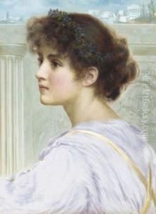 A Grecian Muse by Norman Prescott-Davies