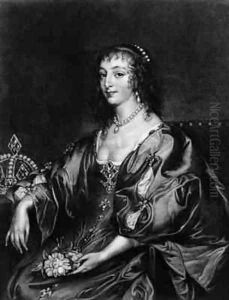 Henrietta Maria 1609-69 by Sir Anthony Van Dyck