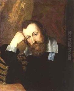 Henry Percy 9th Earl of Northumberland wearing Chancellors robes and the Garter Ribbon