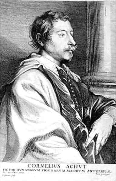 Portrait of Cornelis Schut 1597-1655 a pupil of Rubens - view 1