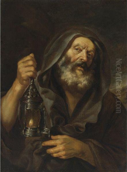 Diogenes With His Lantern, In Search Of An Honest Man - view 1