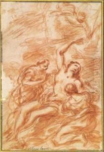 San Sebastiano Curato Dalle Pie Donne by Mattia Preti