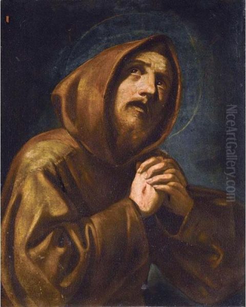 Saint Francis At Prayer - view 1