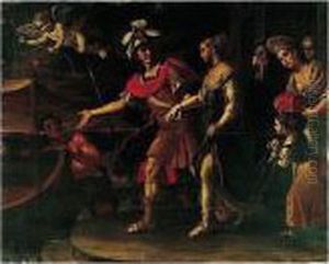 The Abduction Of Helen by Mattia Preti