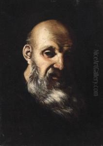 An Old Man, Head And Shoulders by Mattia Preti