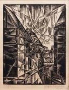 Composition Rayonniste by August Preusse