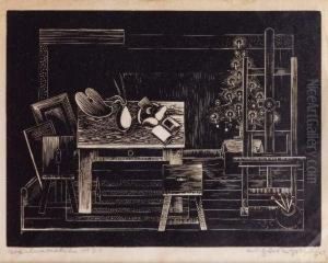 L'atelier by August Preusse