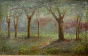 Paesaggio Boschivo by Gaetano Previati