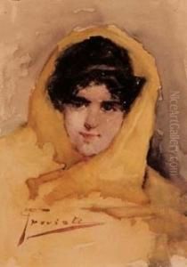 Volto Femminile by Gaetano Previati