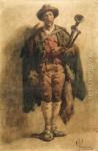 Lo Zampognaro by Gaetano Previati