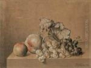 Fruchtestilleben. by Johann Wilhelm Preyer
