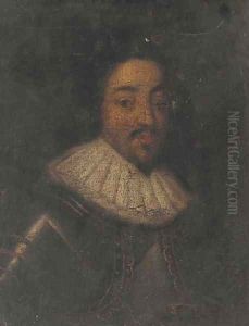 Portrait of a gentleman, bust-length in a white ruff