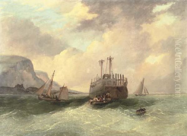 Shipping Off The Coast - view 1