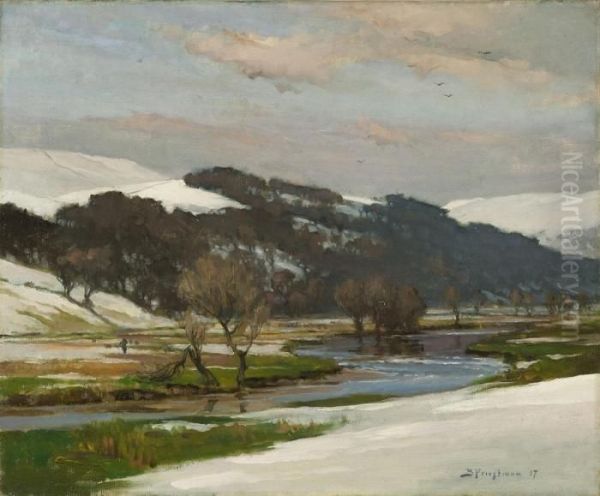 Winterlichefluslandschaft - view 1