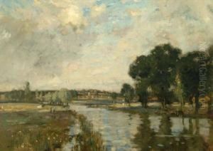 A Tranquil River Landscape