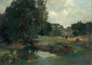 Landschaft Mit Kuhen Landschaft Mit Kuhen