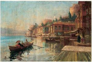 Barque Au Bord Du Bosphore
