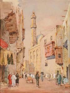 A Cairo Street by Vaclav Prihoda