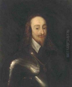 Portrait of King Charles I, bust-length, in armour